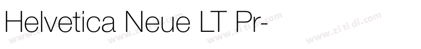 Helvetica Neue LT Pr字体转换